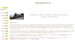 Desktop Screenshot of britishrailways.info